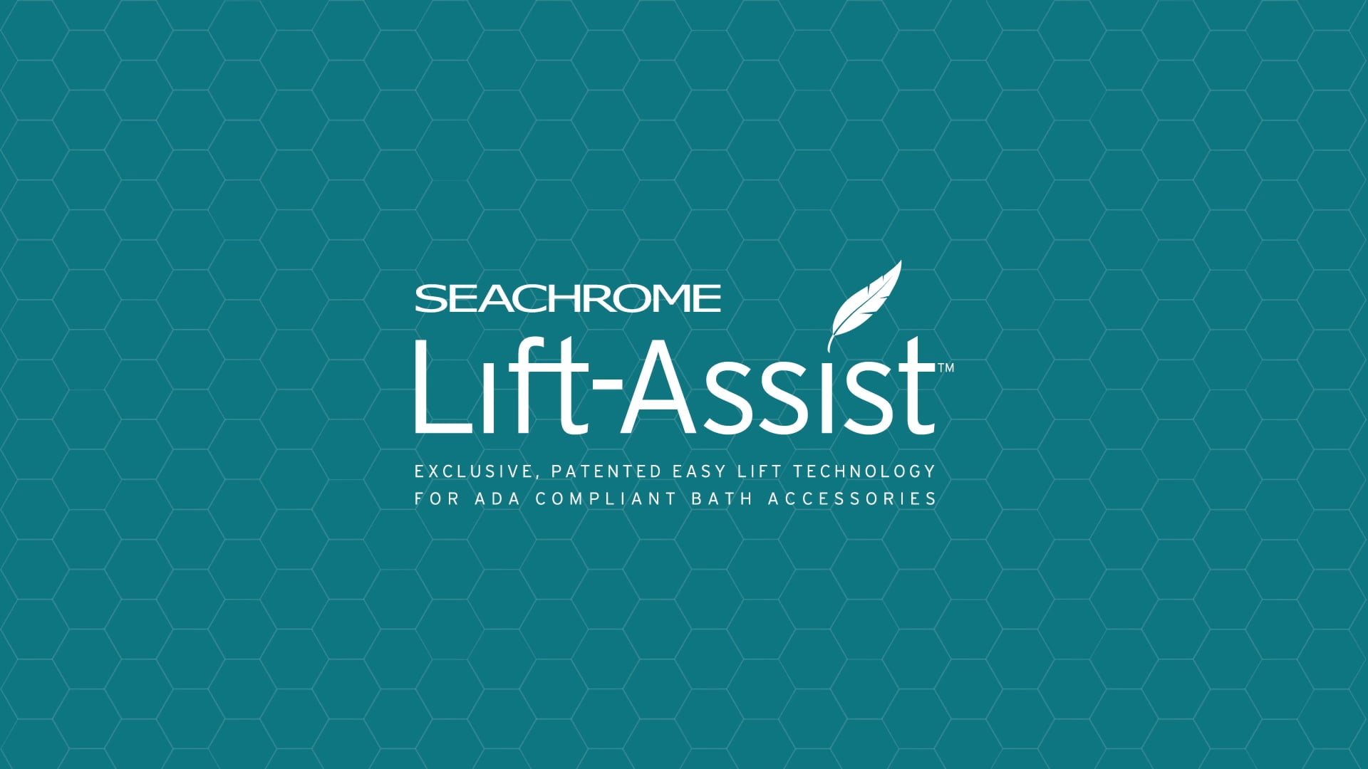 Seachrome Lift-Assist Technology for ADA-Compliant Shower Seats