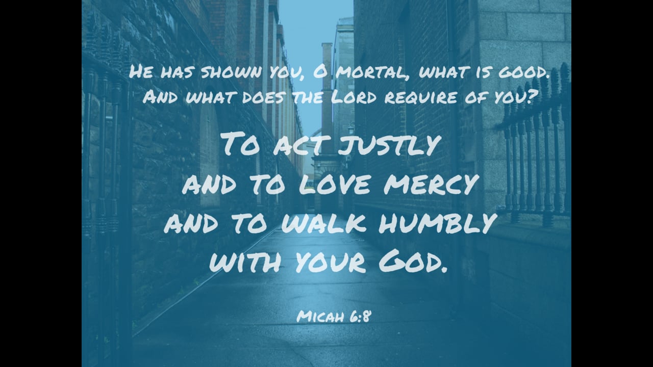 Micah 6:8