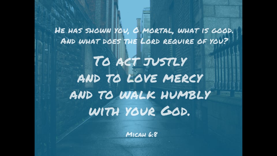Micah 6:8