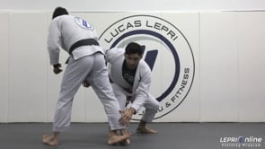 Collar Drag Ankle Pick Takedown