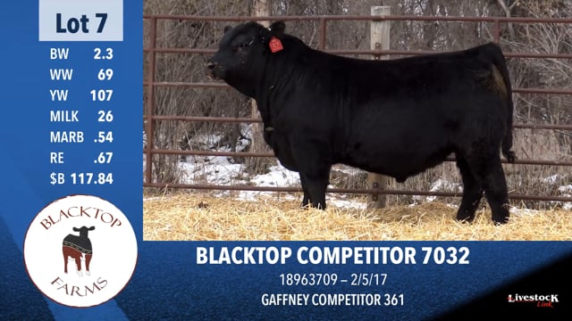 Lot #7 - BLACKTOP COMPETITOR 7032