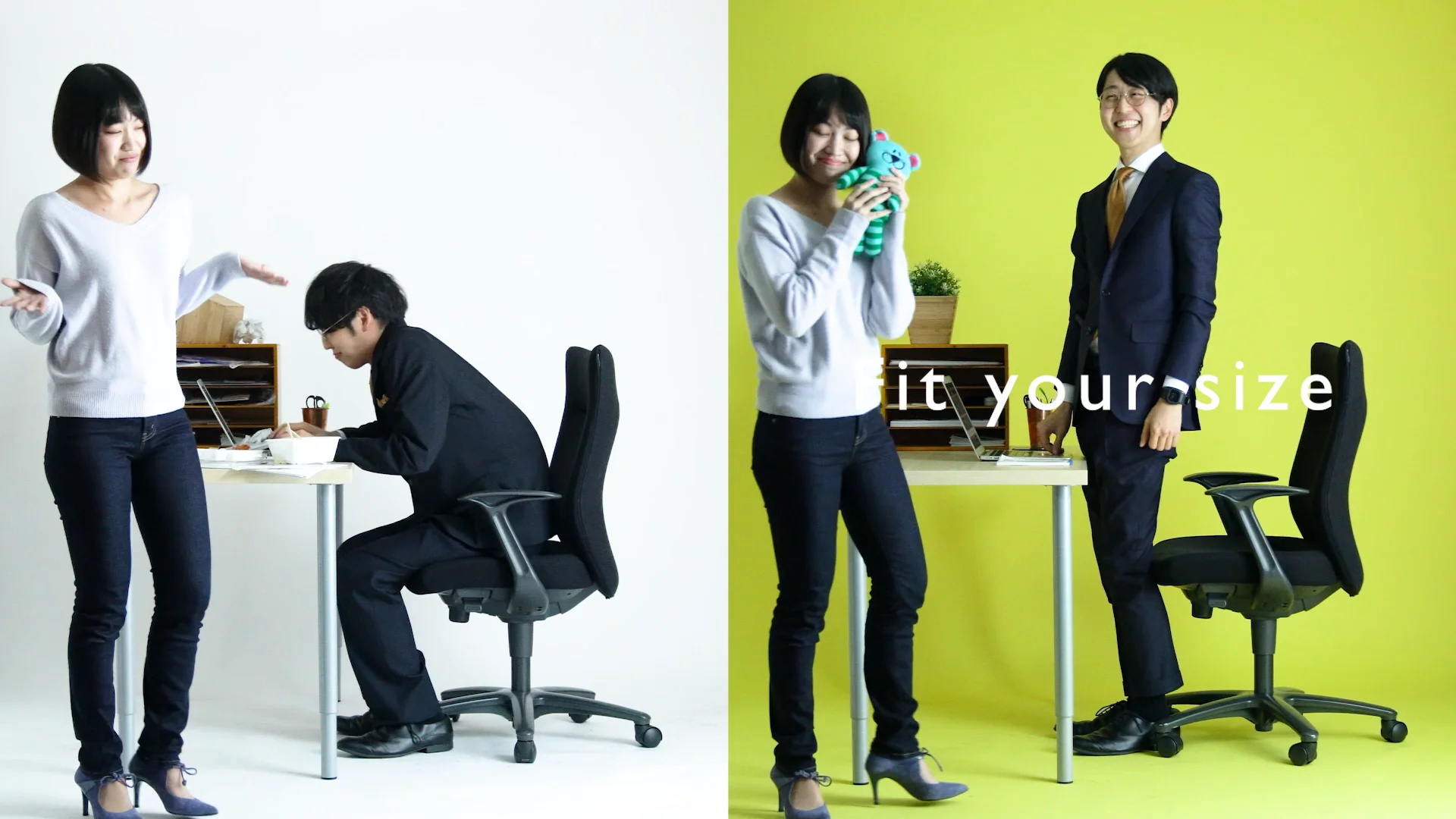 オーダースーツ Before & After