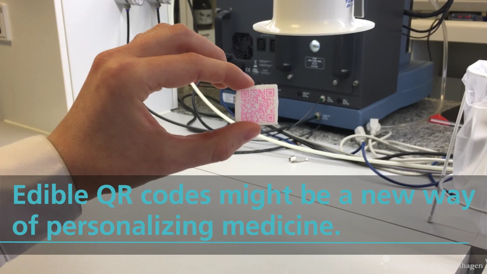 Edible QR-code on Vimeo