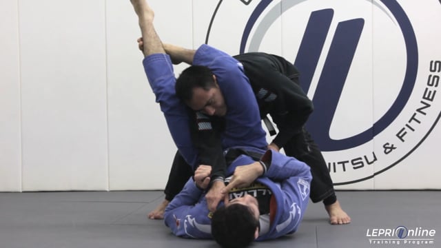 Guard Pull to Triangle and Armbar Double Attack