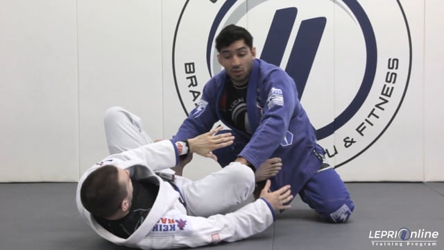 Reverse De La Riva Lapel Guard Escape and Pass