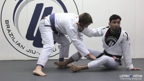 Open Guard Collar Drag to the Back