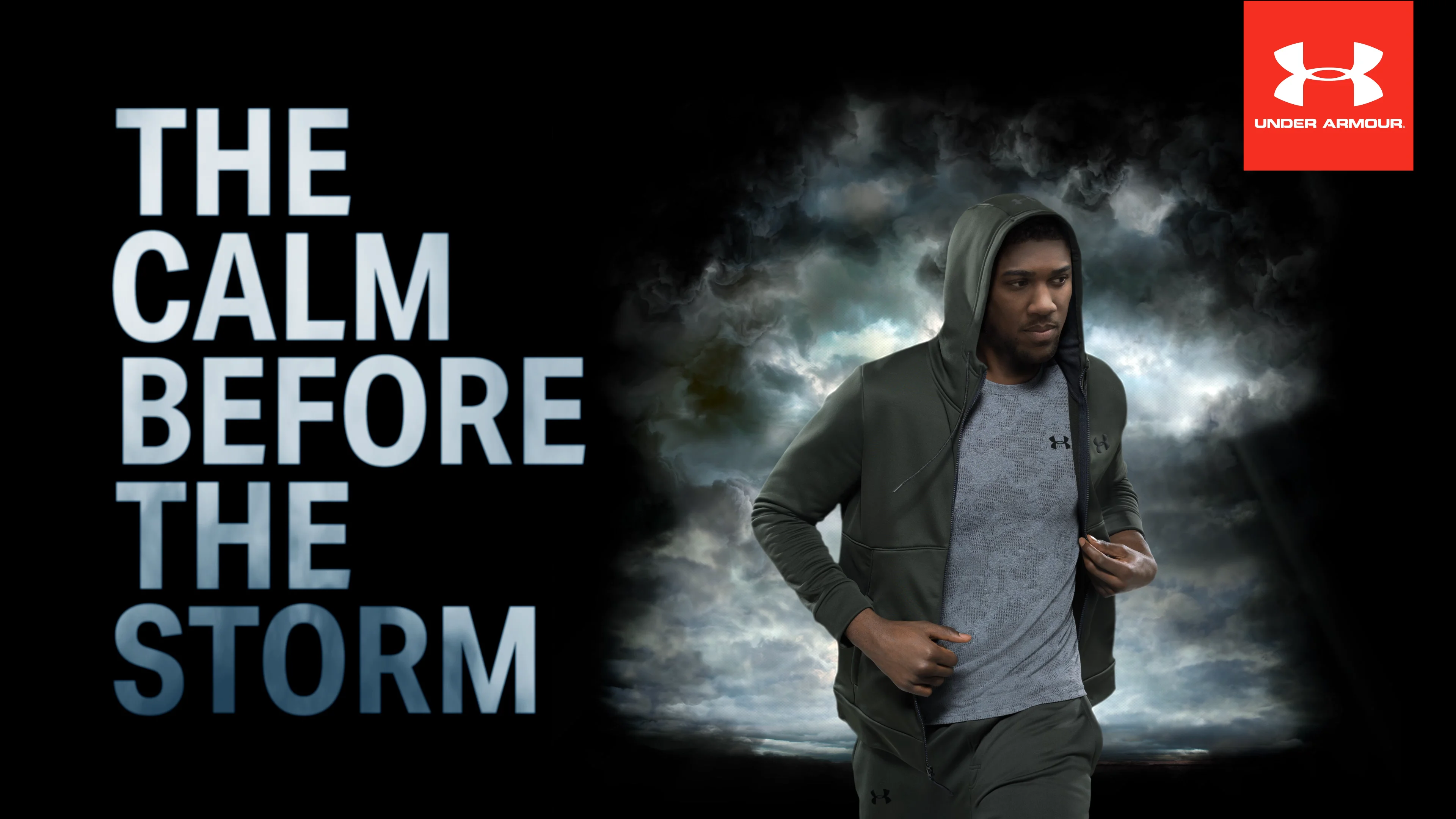 Under Armour/JD Sports 'The Calm before the Storm' campaign Pose