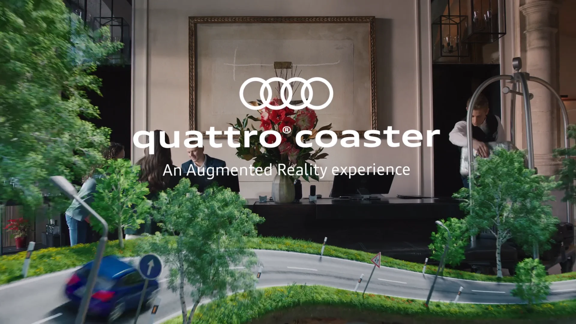 Audi quattro coaster AR