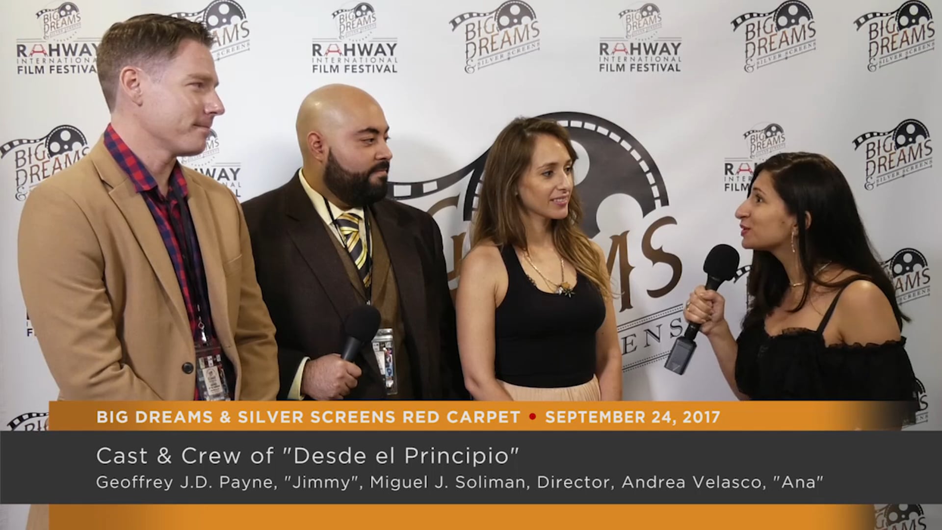 2017 Red Carpet Interview with "Desde el Principio"