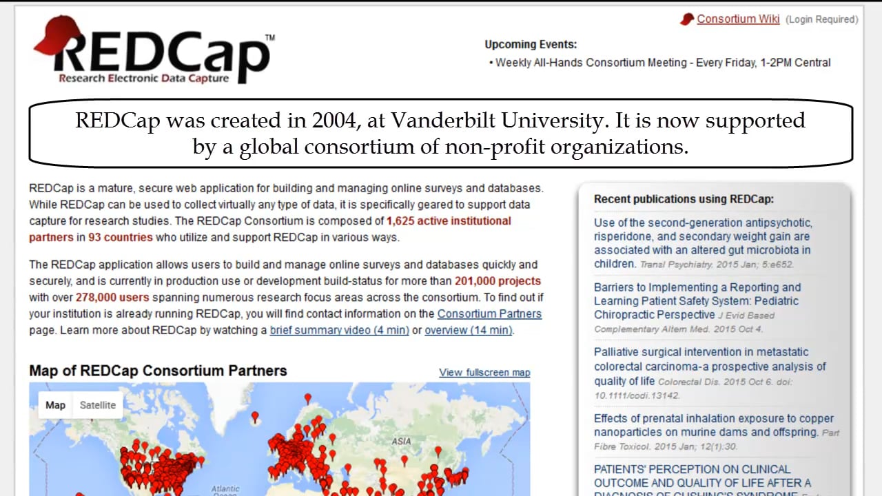 REDCap: Brief Overview on Vimeo