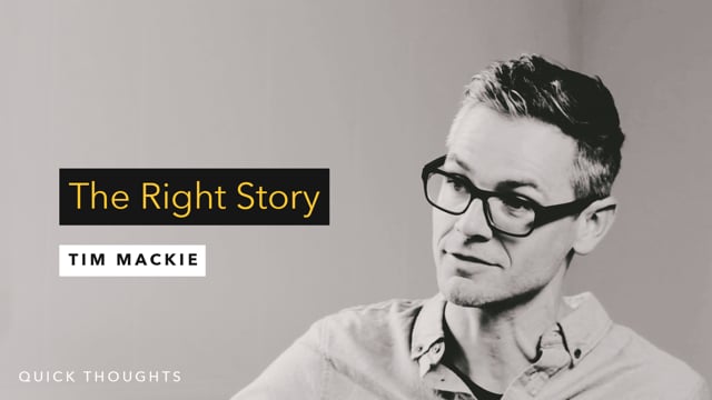 Tim Mackie: The Right Story