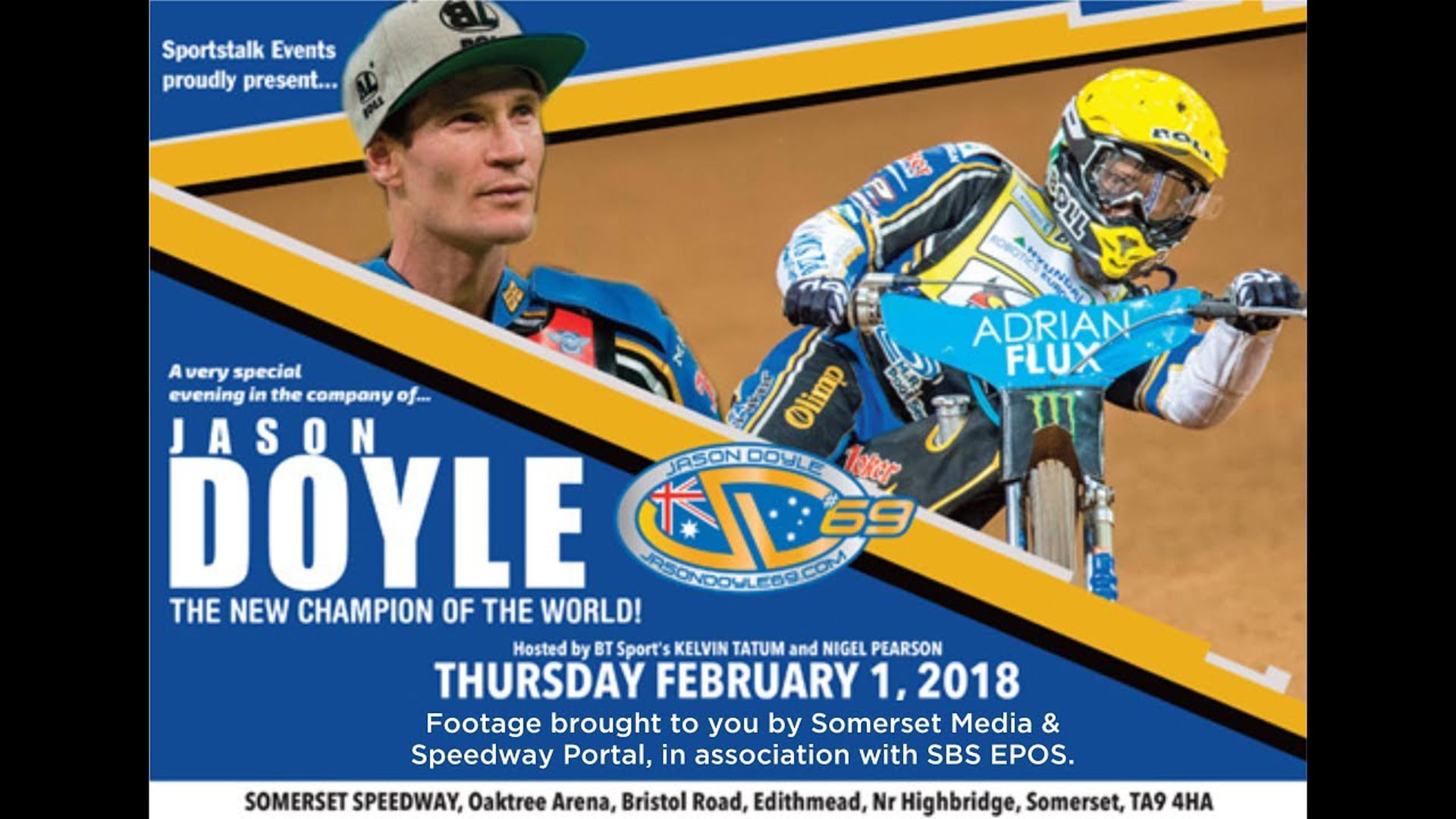 Interviews from 'An Evening With Jason Doyle' : 01/02/2018