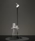 Video Mizuko Modern Floor Reading Lamp - Ø 13cm - 1xE14 - Black
