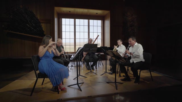 Jessica Sindell, Alex Klein, Mark Nuccio, Frank Morelli, Daniel Hawkins play Ravel: Le jardin féerique from Ma mère l’Oye