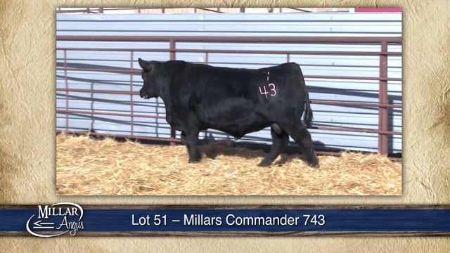 Lot #51 - MILLARS COMMANDER 743
