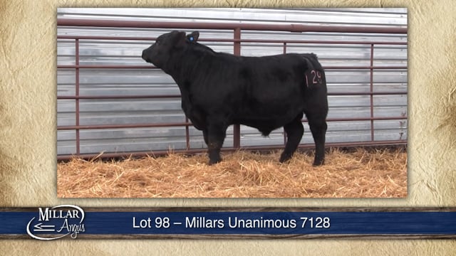Lot #98 - MILLARS UNANIMOUS 7128