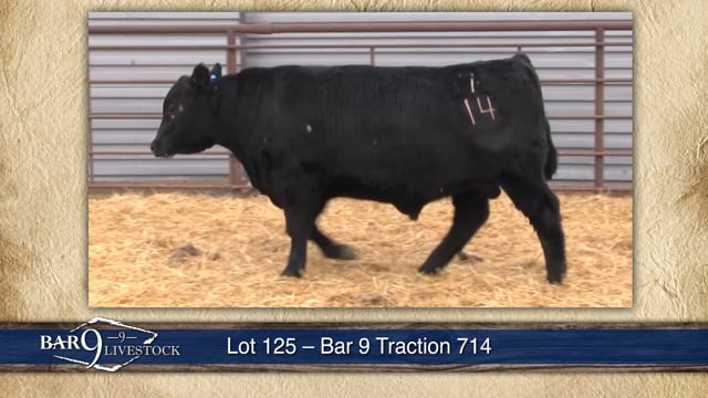 Lot #125 - BAR 9 TRACTION 714