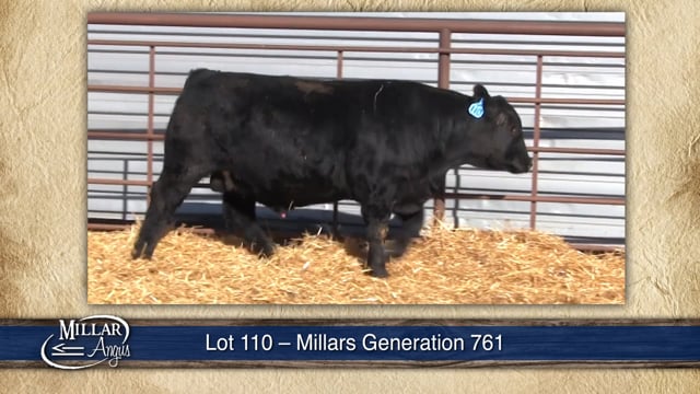 Lot #110 - MILLARS GENERATION 761