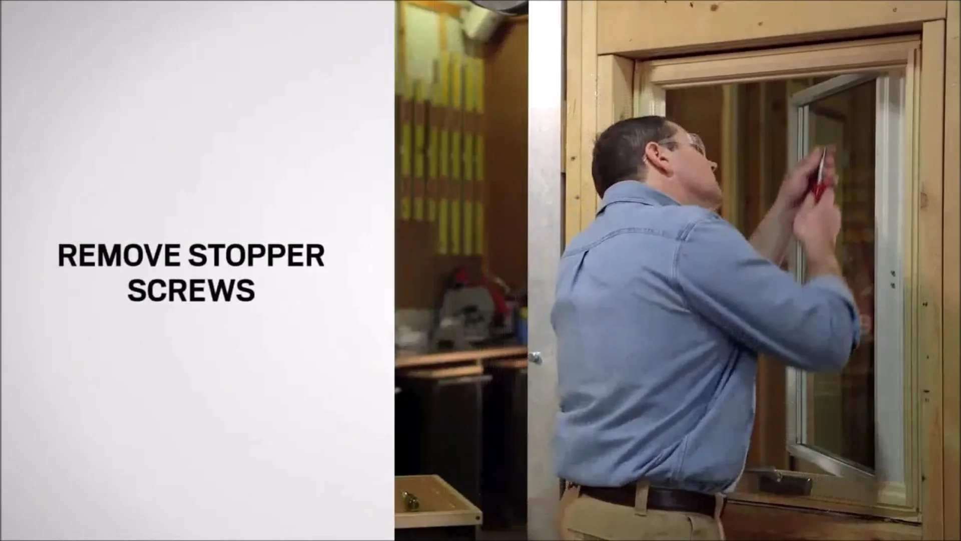 Glazing Bead Replacement on Andersen® 400 Series Casement Windows on Vimeo