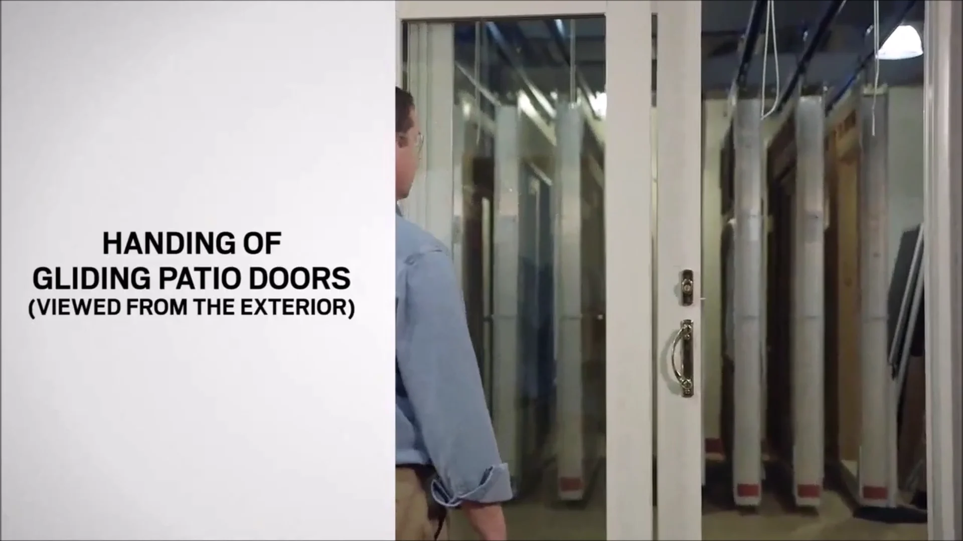 Handing of Andersen® Casement Windows & Patio Doors on Vimeo