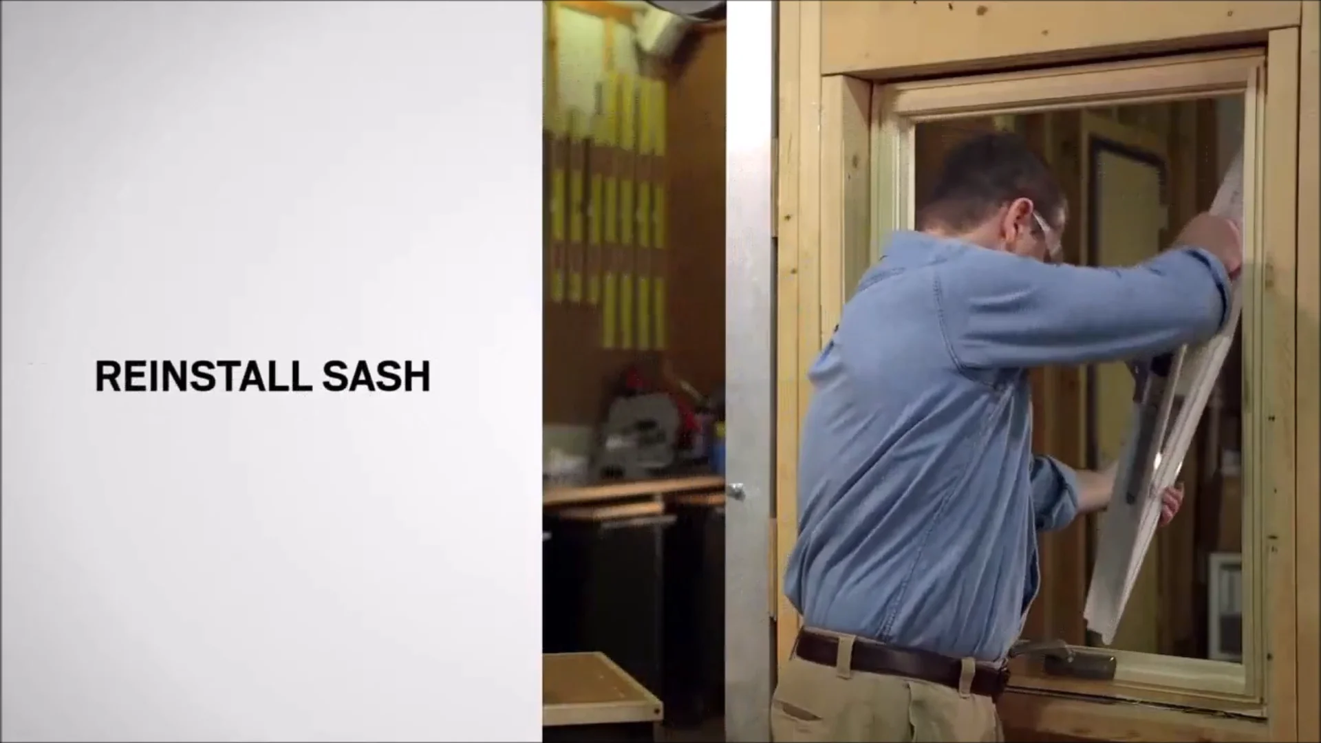 Weatherstrip replacement on Andersen® 400 Series Casement Windows on Vimeo