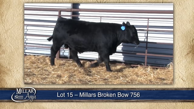 Lot #15 - MILLARS BROKEN BOW 756