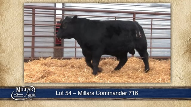 Lot #54 - MILLARS COMMANDER 716
