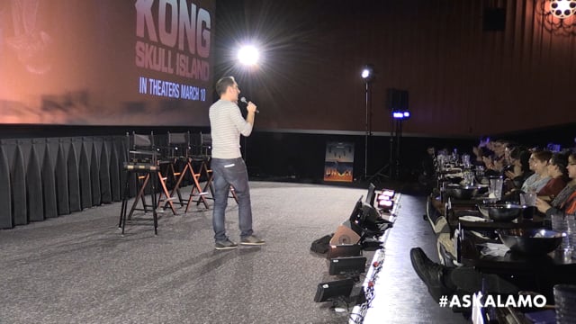 Kong: Skull Island Live-Stream Cast Q&A at Alamo Drafthouse