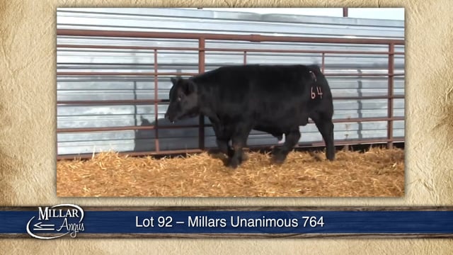 Lot #92 - MILLARS UNANIMOUS 764