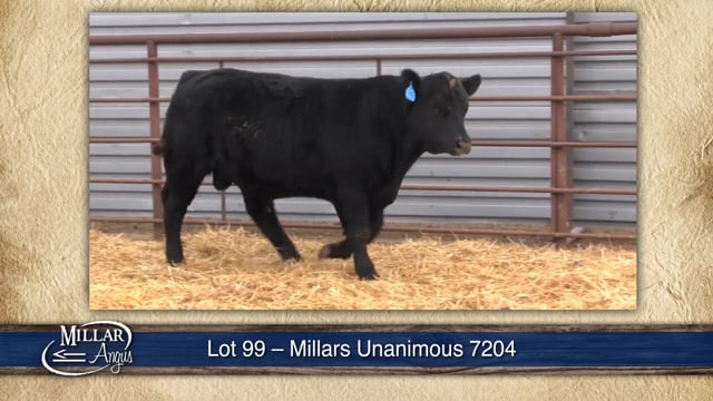 Lot #99 - MILLARS UNANIMOUS 7204
