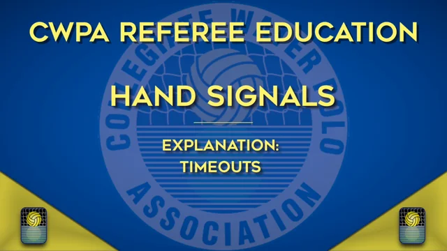 Referee Signals » Rule Book Admin