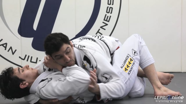 Half Guard Pass to Side Control