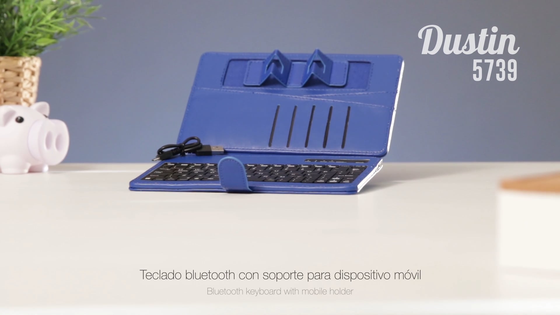 Teclado con soporte Dustin
