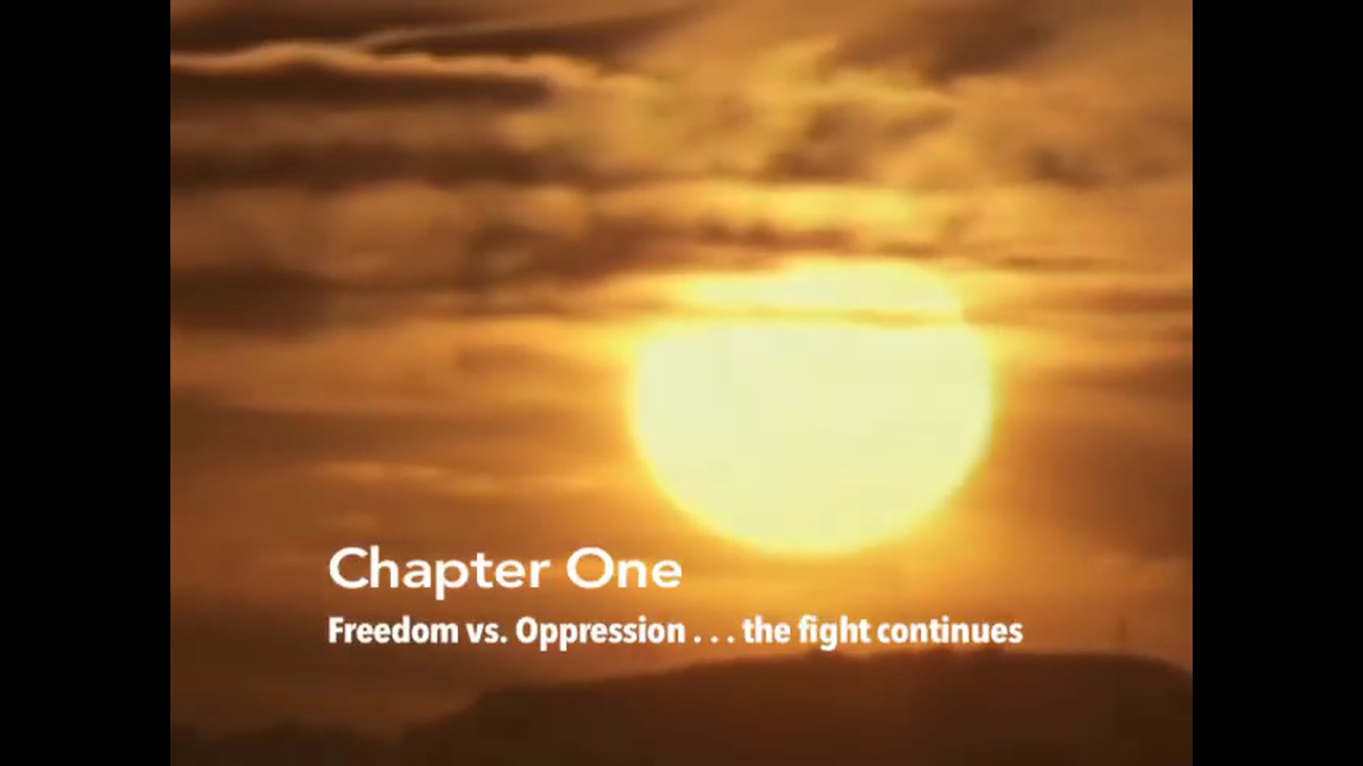 ERR: Chapter One Freedom v Oppresson