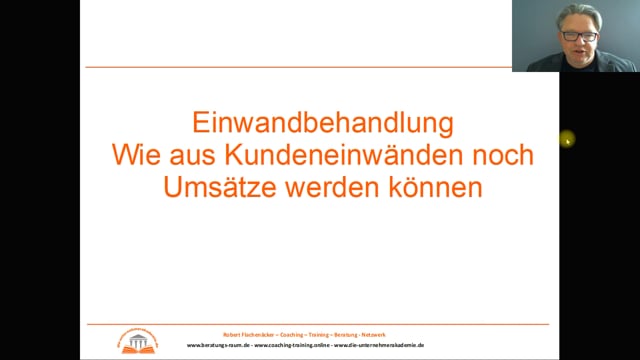 Einwandbehandlung - Wie aus Kundeneinwänden noch Umsätze werden können
