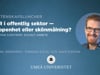 PR i offentlig sektor – öppenhet eller skönmålning? Stefan Sjöström, socialt arbete