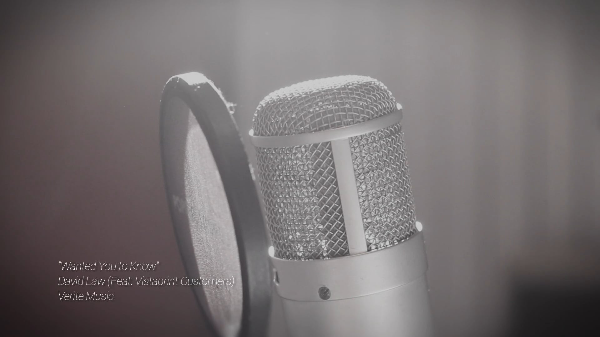 "Wanted you to know" Music Video