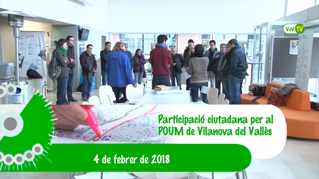 Participació ciutadana per al POUM de Vilanova del Vallès