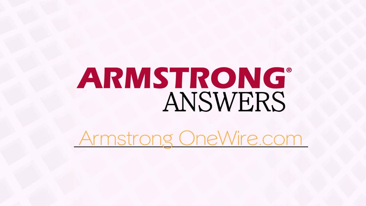Armstrong Answers Armstrong OneWire on Vimeo