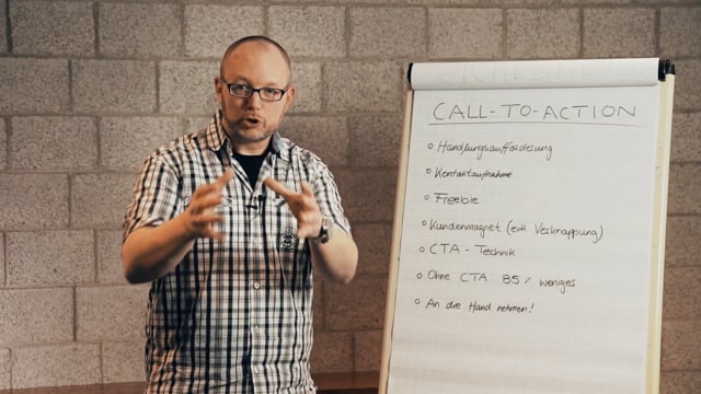 Erfolgsfaktor 6 - Die Call to Action