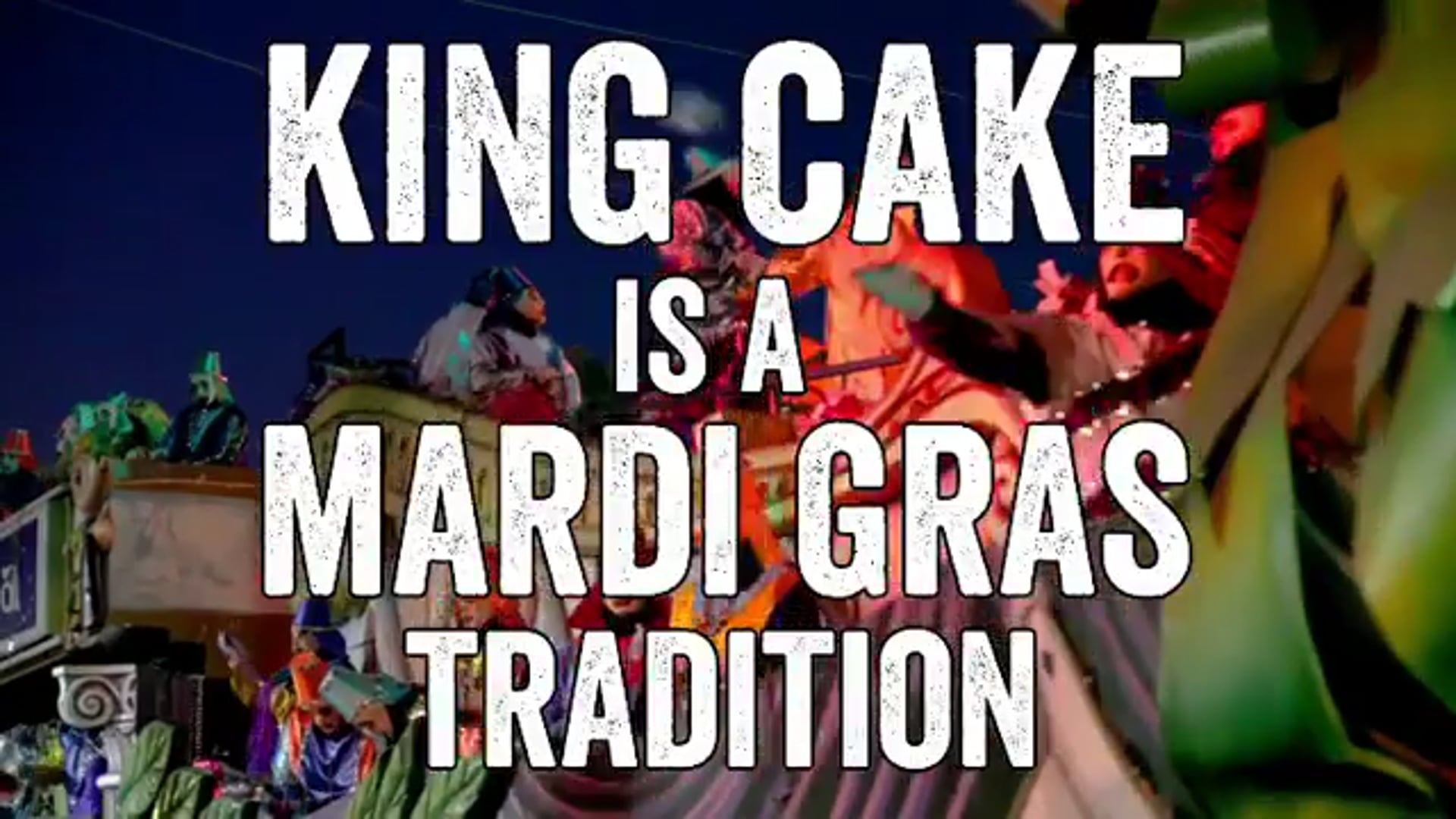 Advertising King Cake for Deciccos