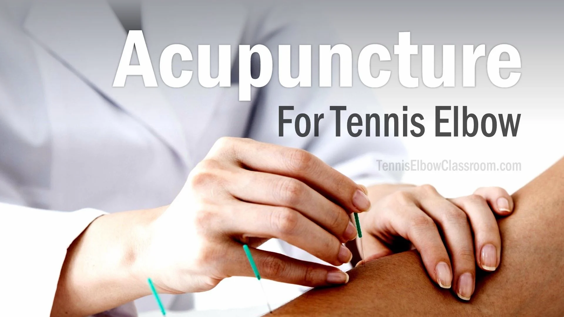 Can Acupuncture Help Tennis Elbow Heal? on Vimeo