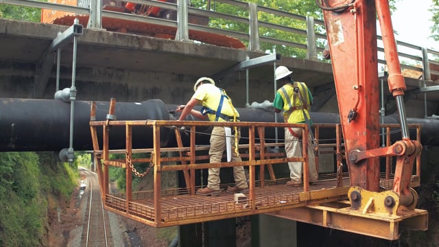 TYTON And TR FLEX Bridge Crossing In North Carolina