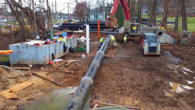 U.S. Pipe - Lake Crossing With Zinc Coated TR FLEX