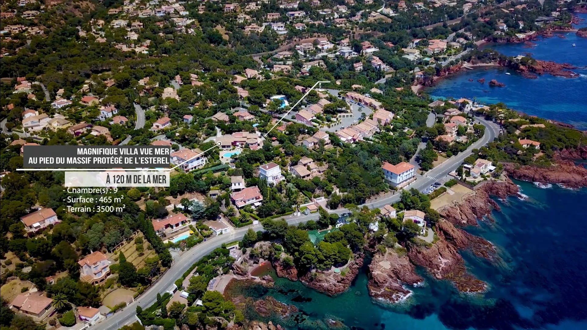 Real Estate commercial Agay, France