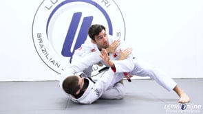 Guard Pass to Side Control while Opponent Applies a Knee Shield