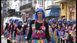 Un miler de participants a la rua de Carnaval