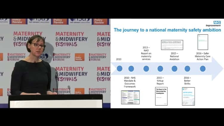 Current initiatives for improving safety for newborns Michele Upton Head of Maternity Neonatal NHS Improvement Ep.03