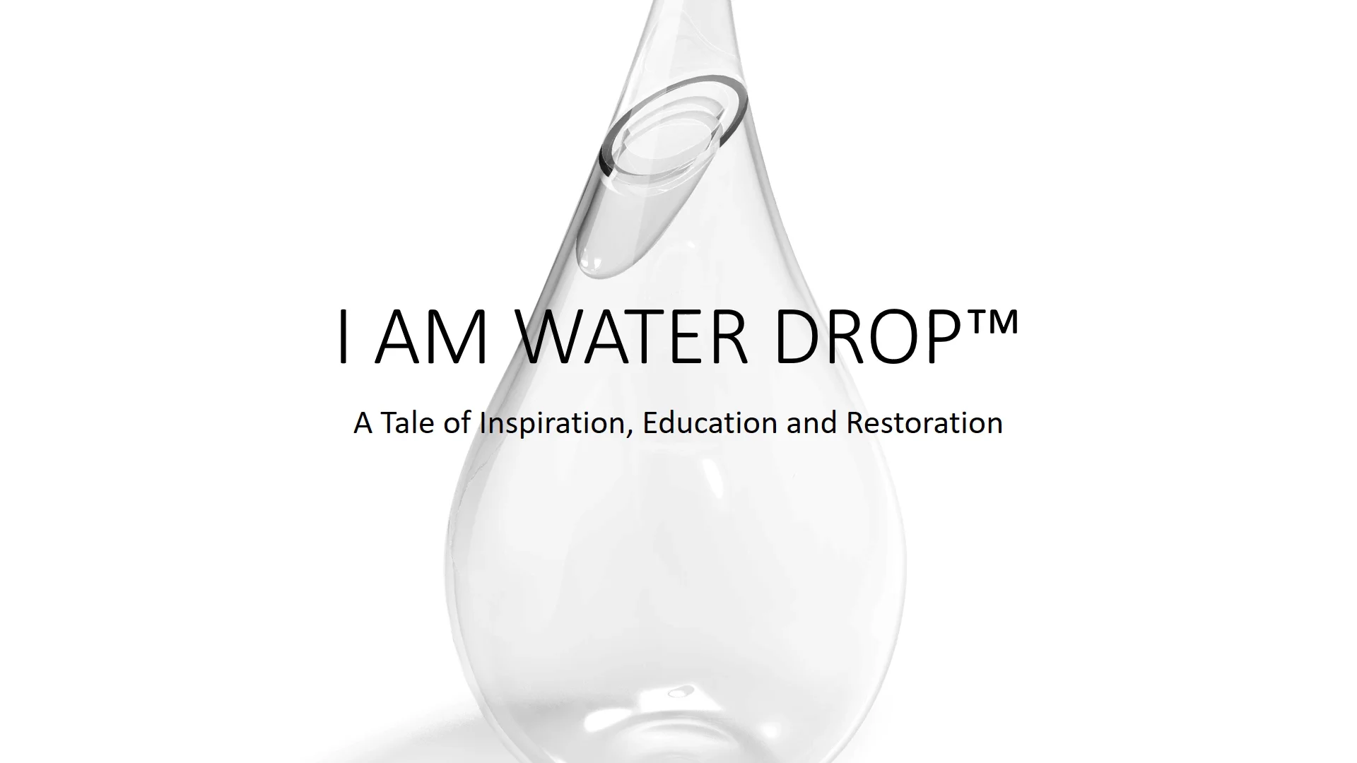 I AM WATER DROP Crystal Carafe