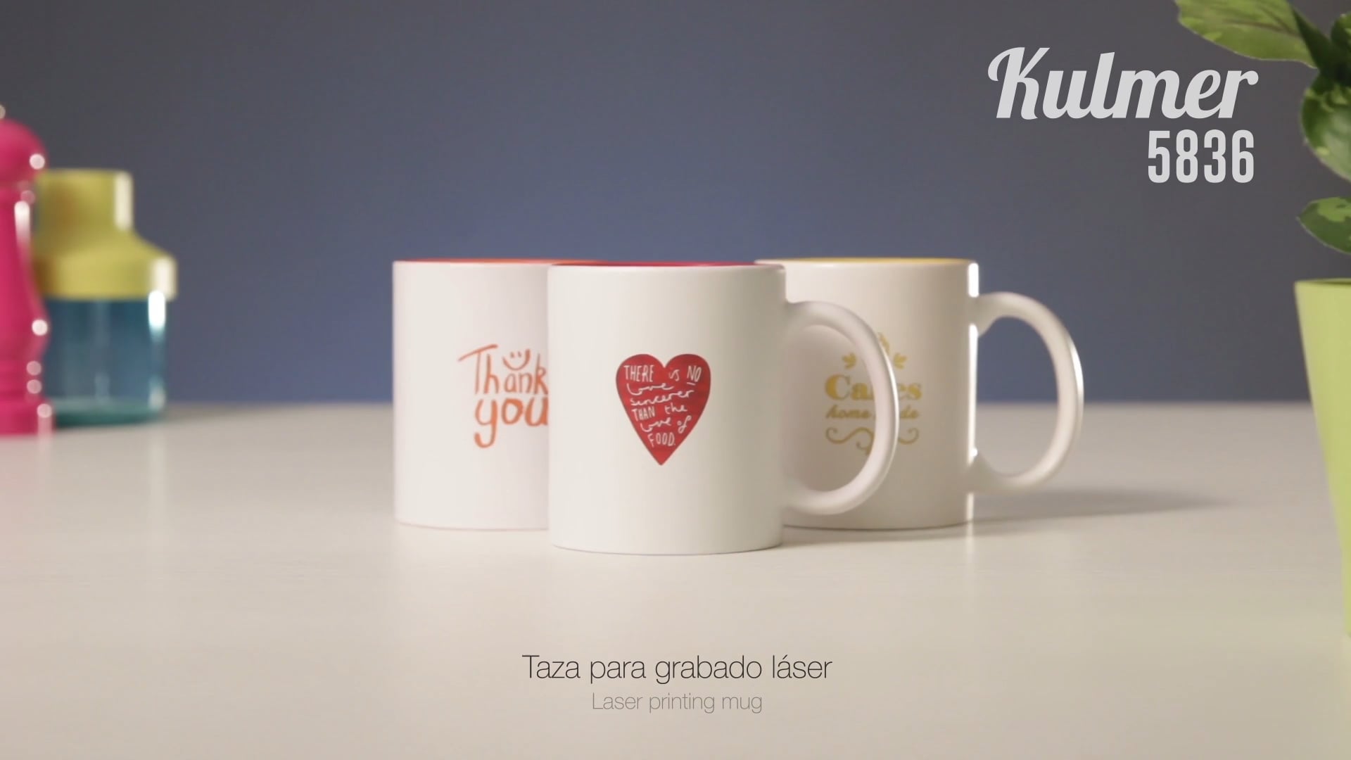 Taza para grabado láser Kulmer